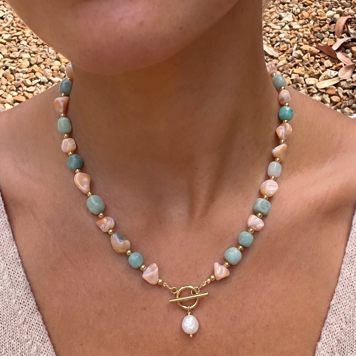 Seashore Pearl Necklace