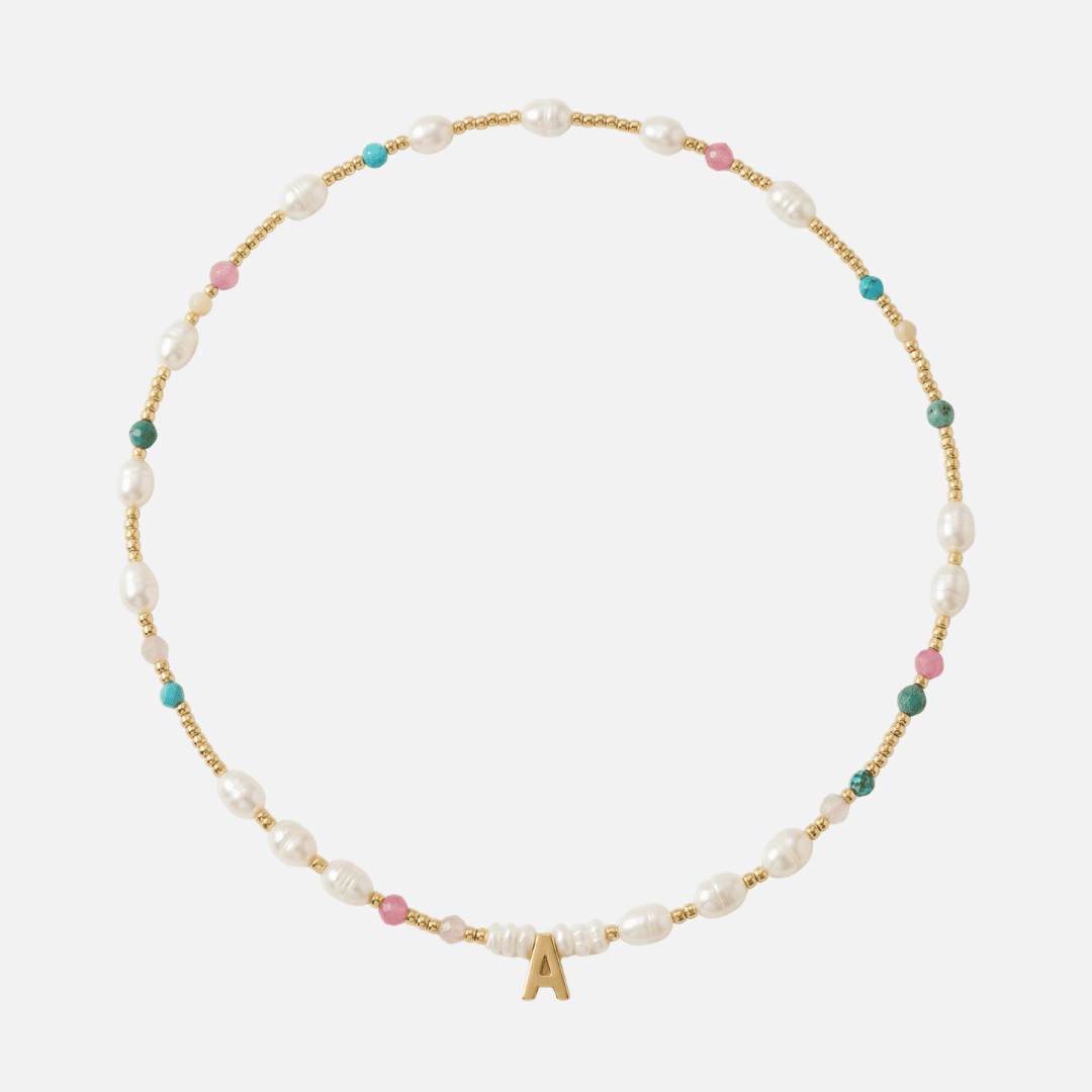 Initial Pearl Necklace