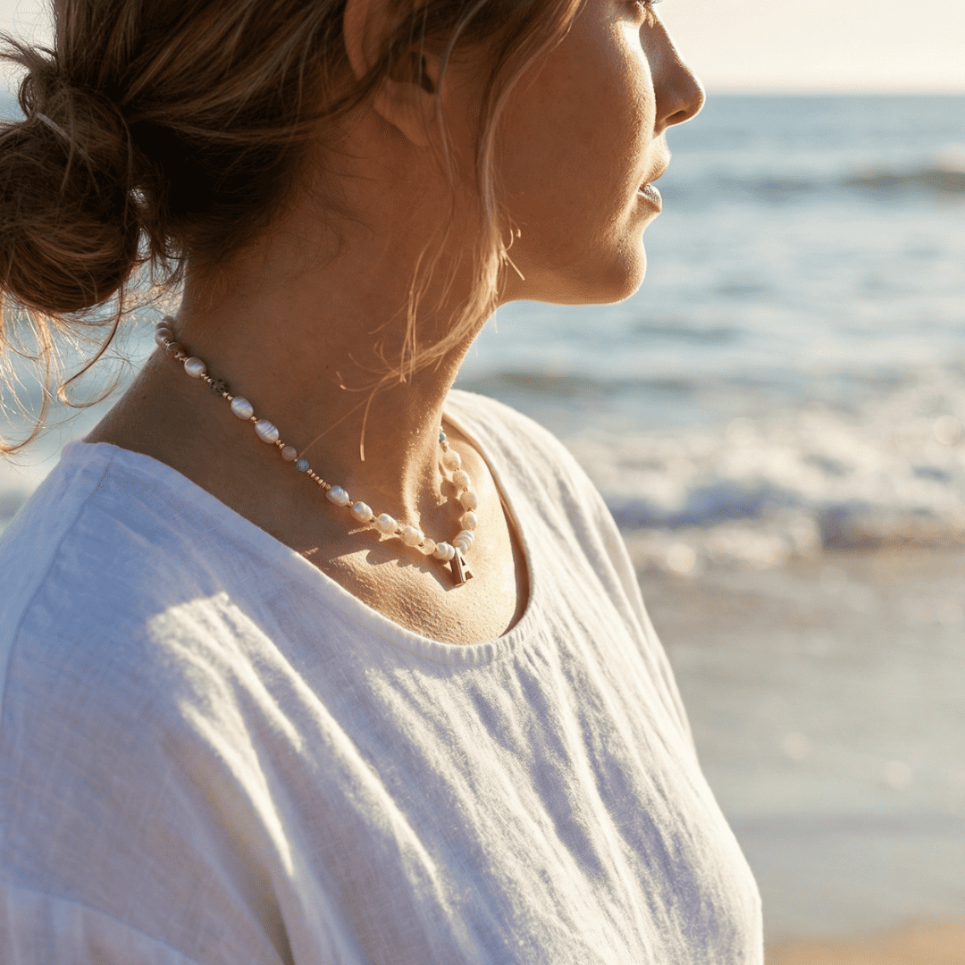 Initial Pearl Necklace
