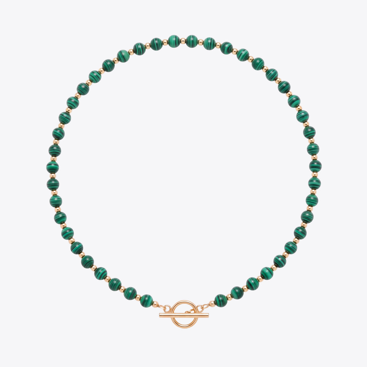 Malachite Bead Necklace