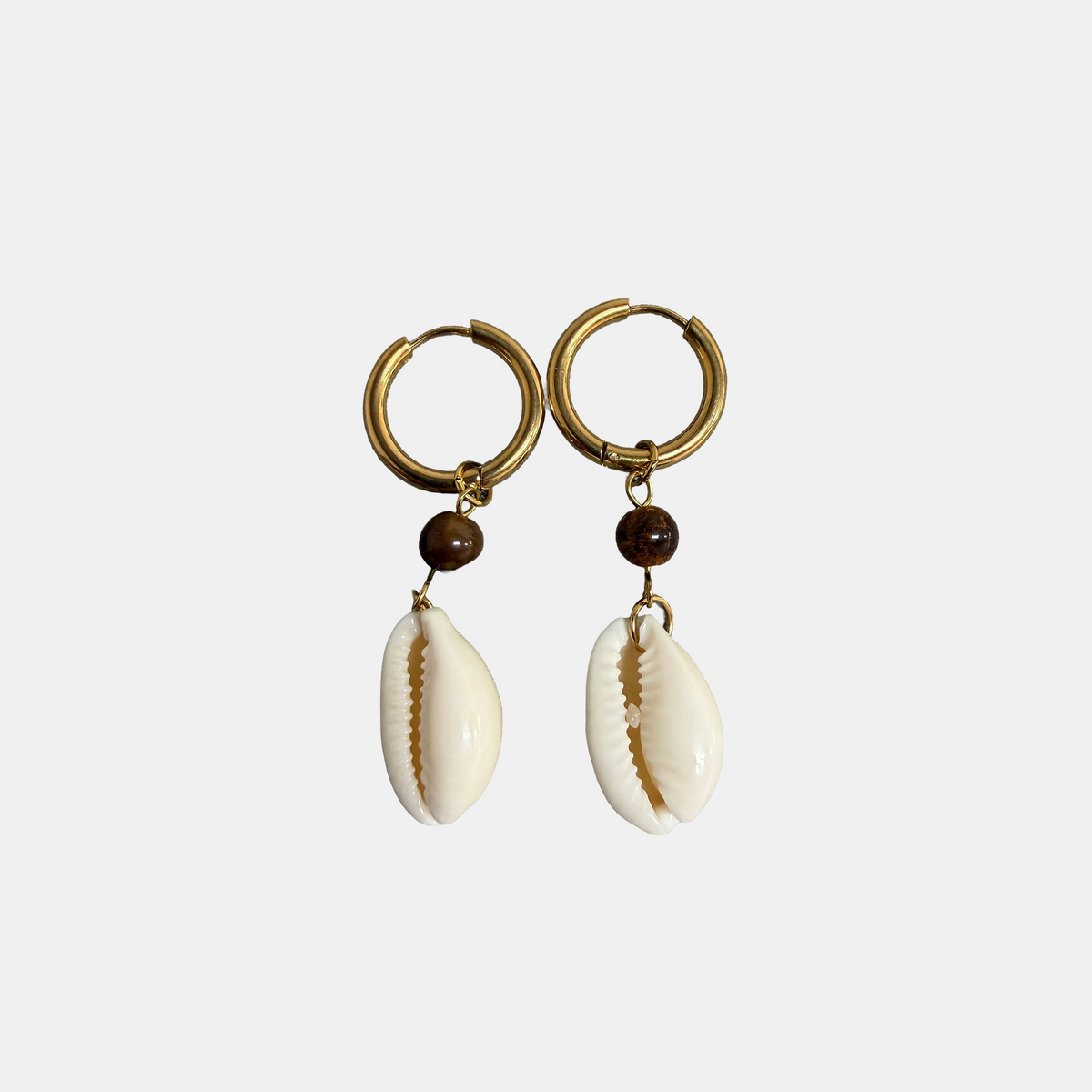 Cowrie Shell Drop Earring