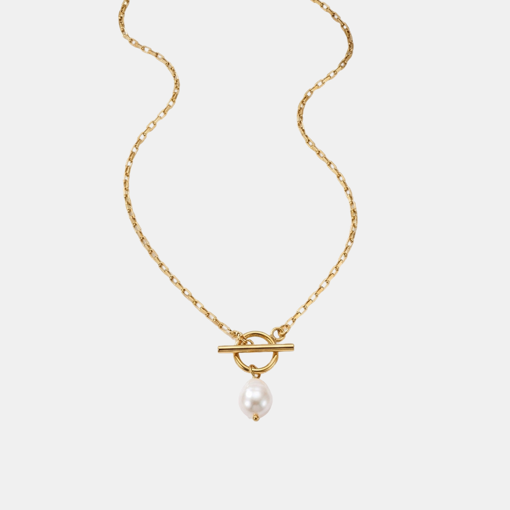 Drop Pearl Necklace