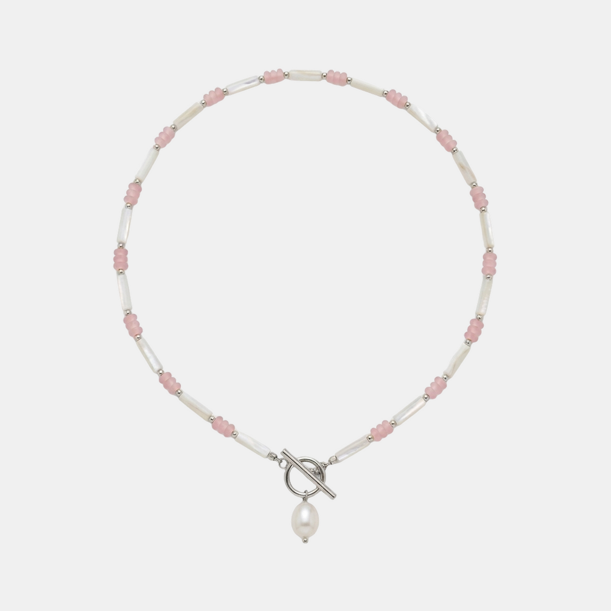 Pink Seaside Pearl Necklace