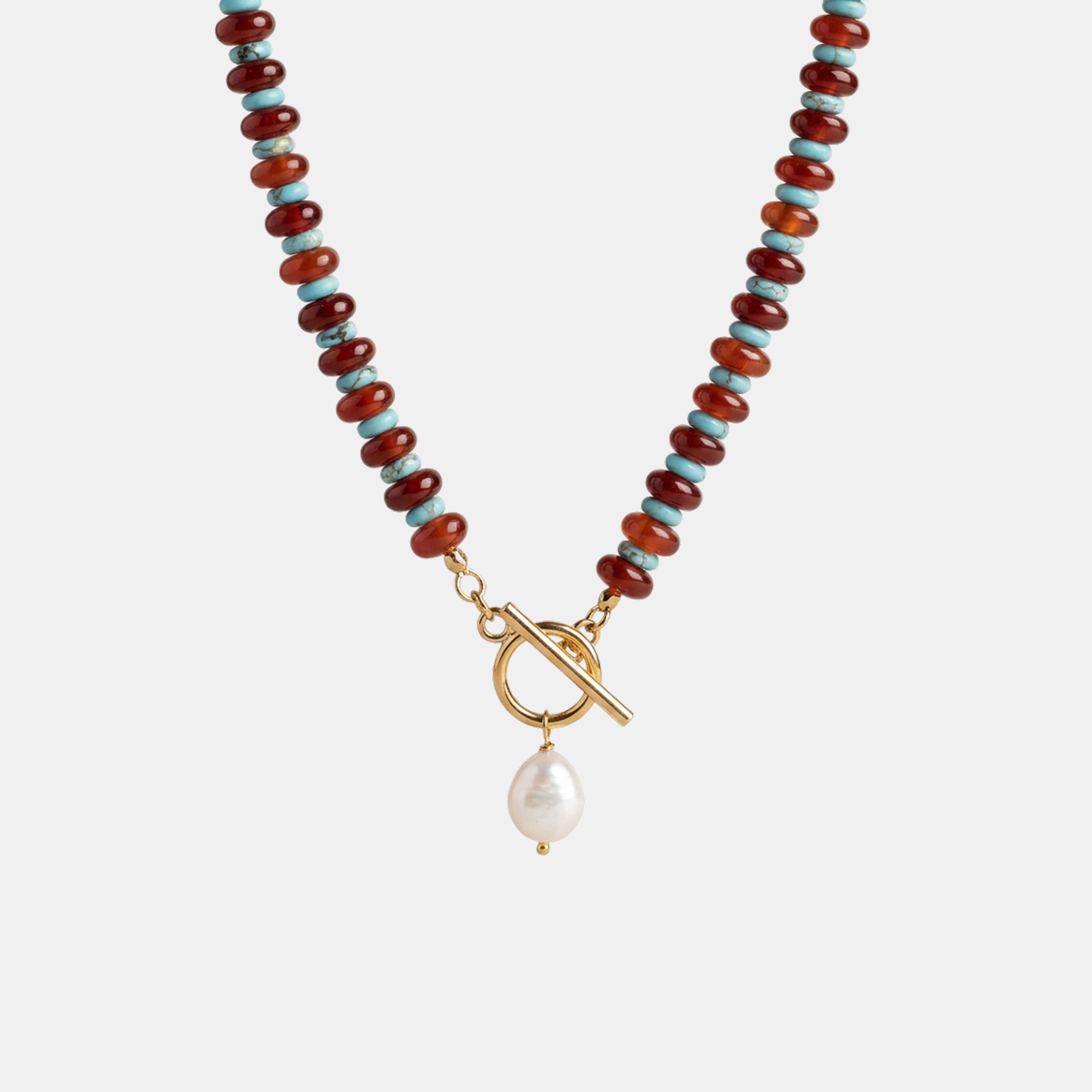 Sedona Bead Pearl Necklace