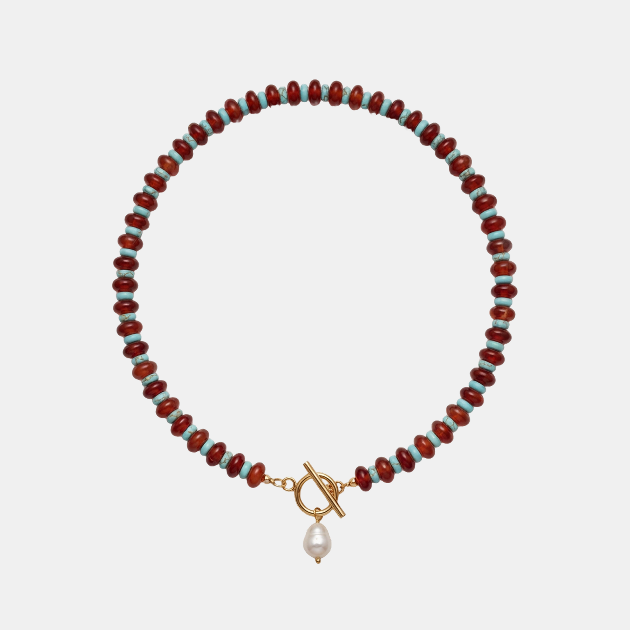 Sedona Bead Pearl Necklace