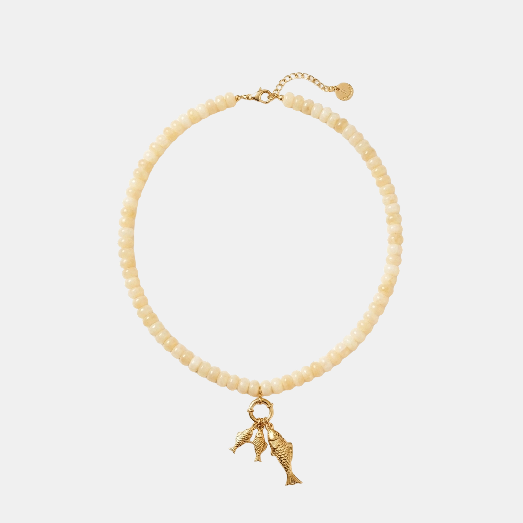 Triple Fish Charm Necklace