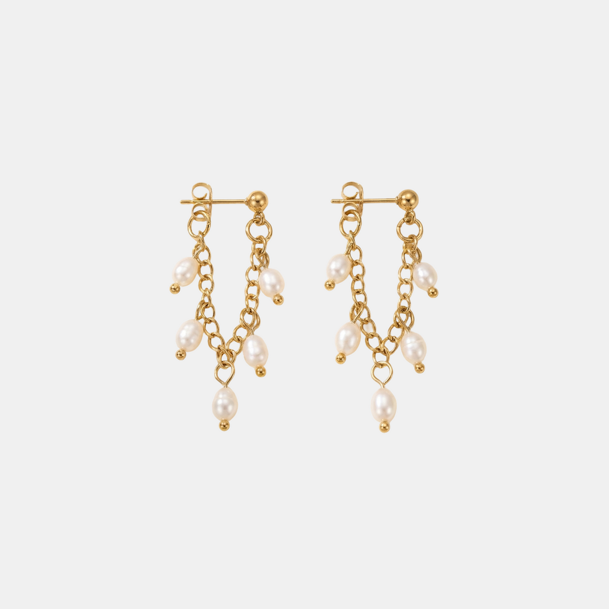 Waterfall Pearl Earring