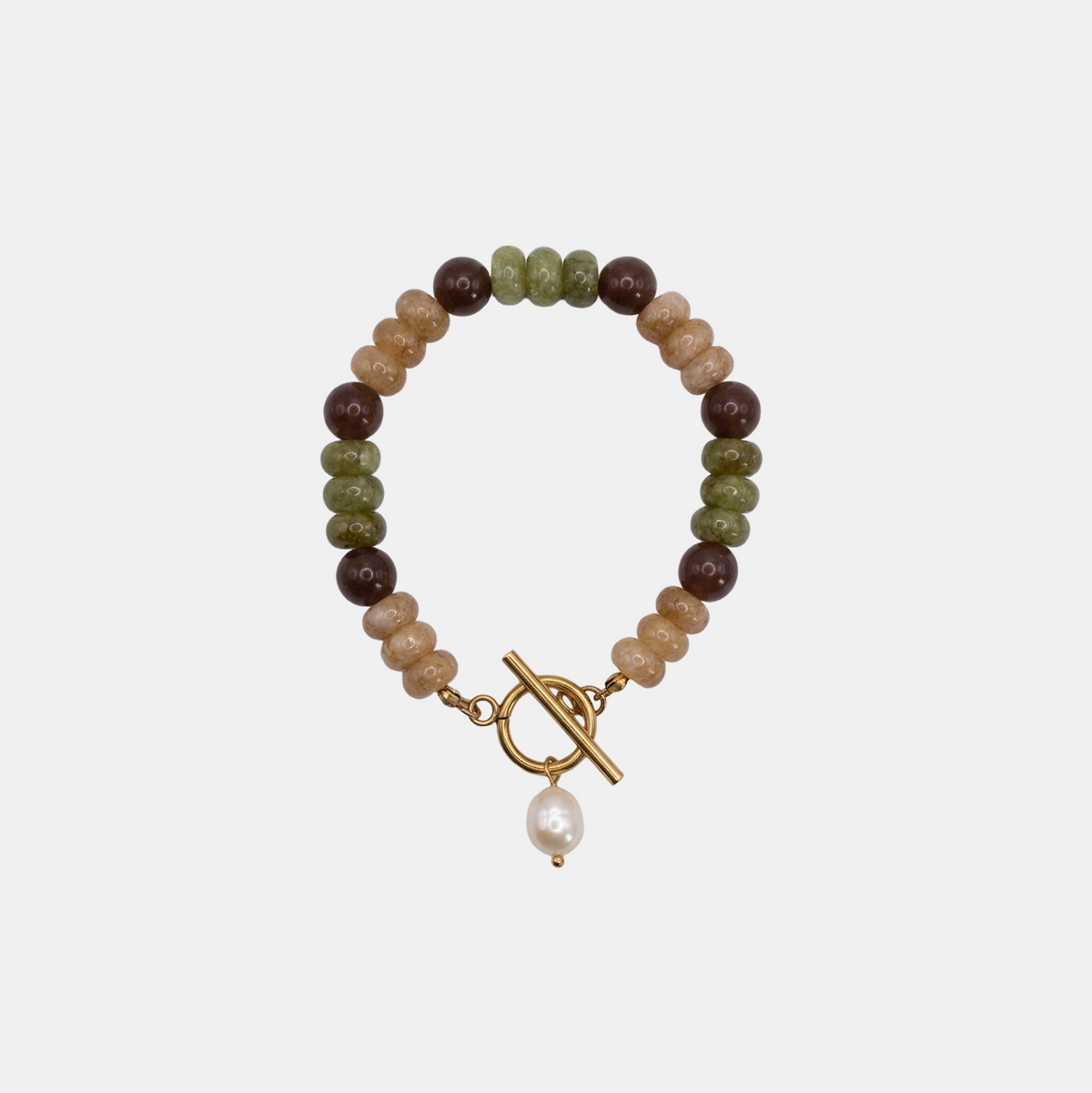 Woodland Bead Pearl Bracelet