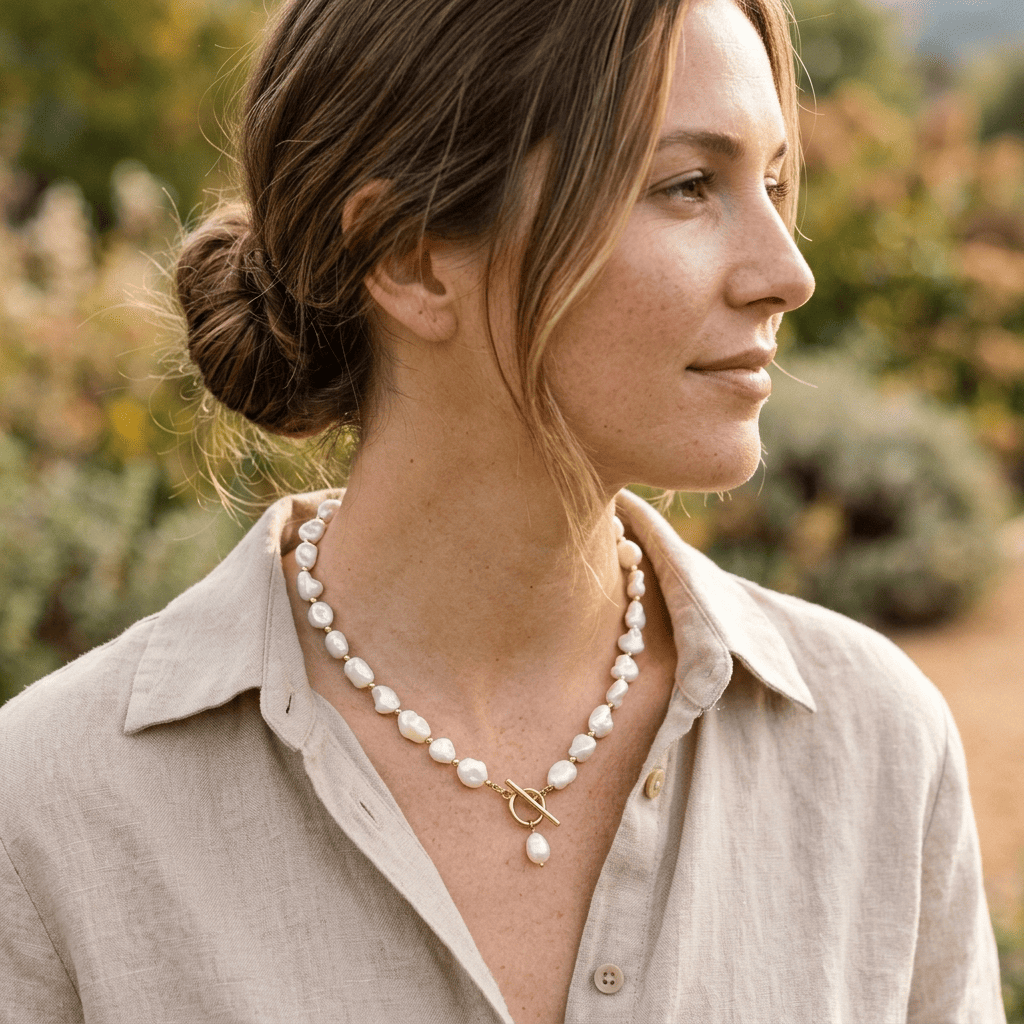 Organic Pearl Necklace